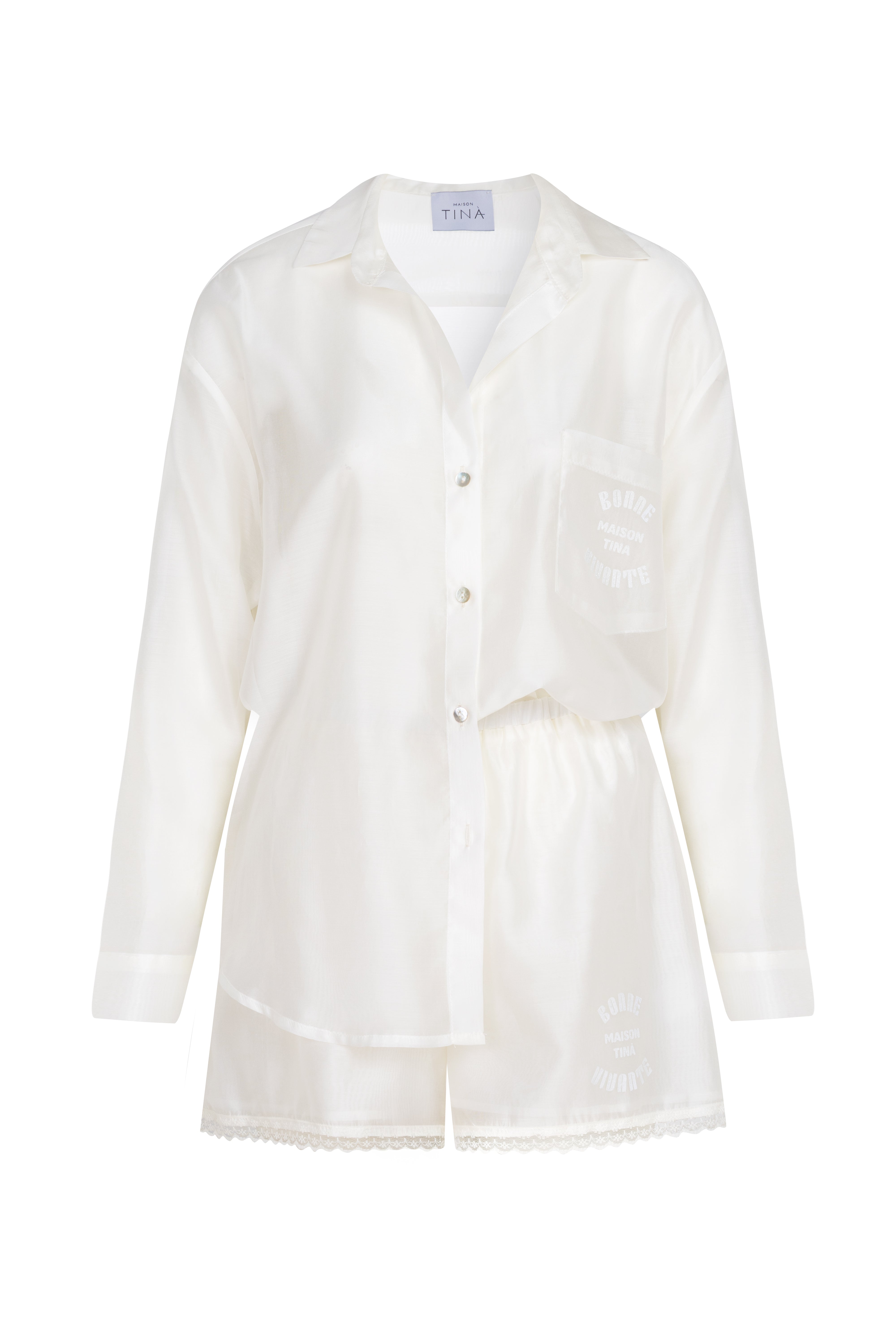 Bonne Vivante Shorts in White