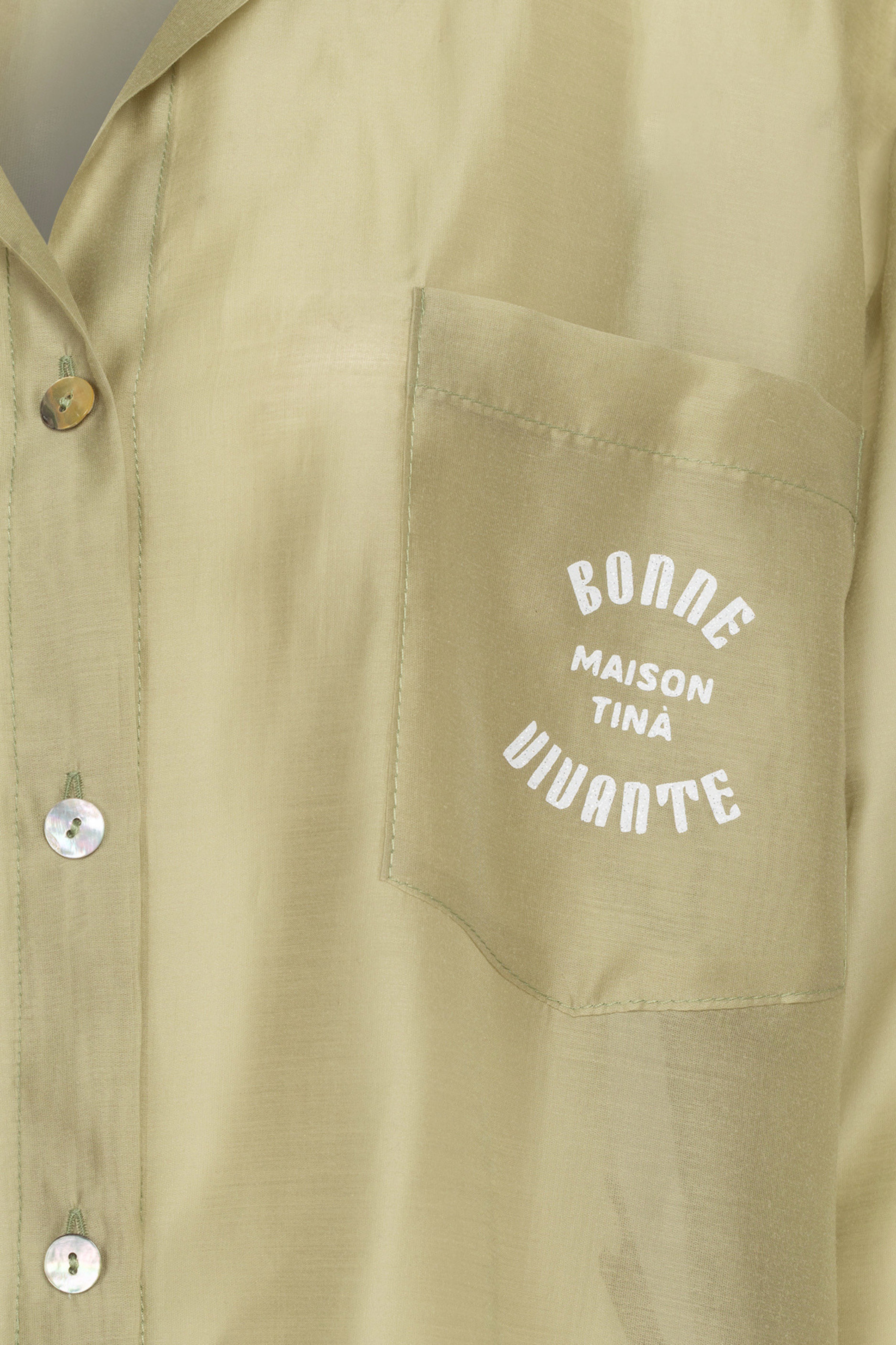 Bonne Vivante Shirt in Olive