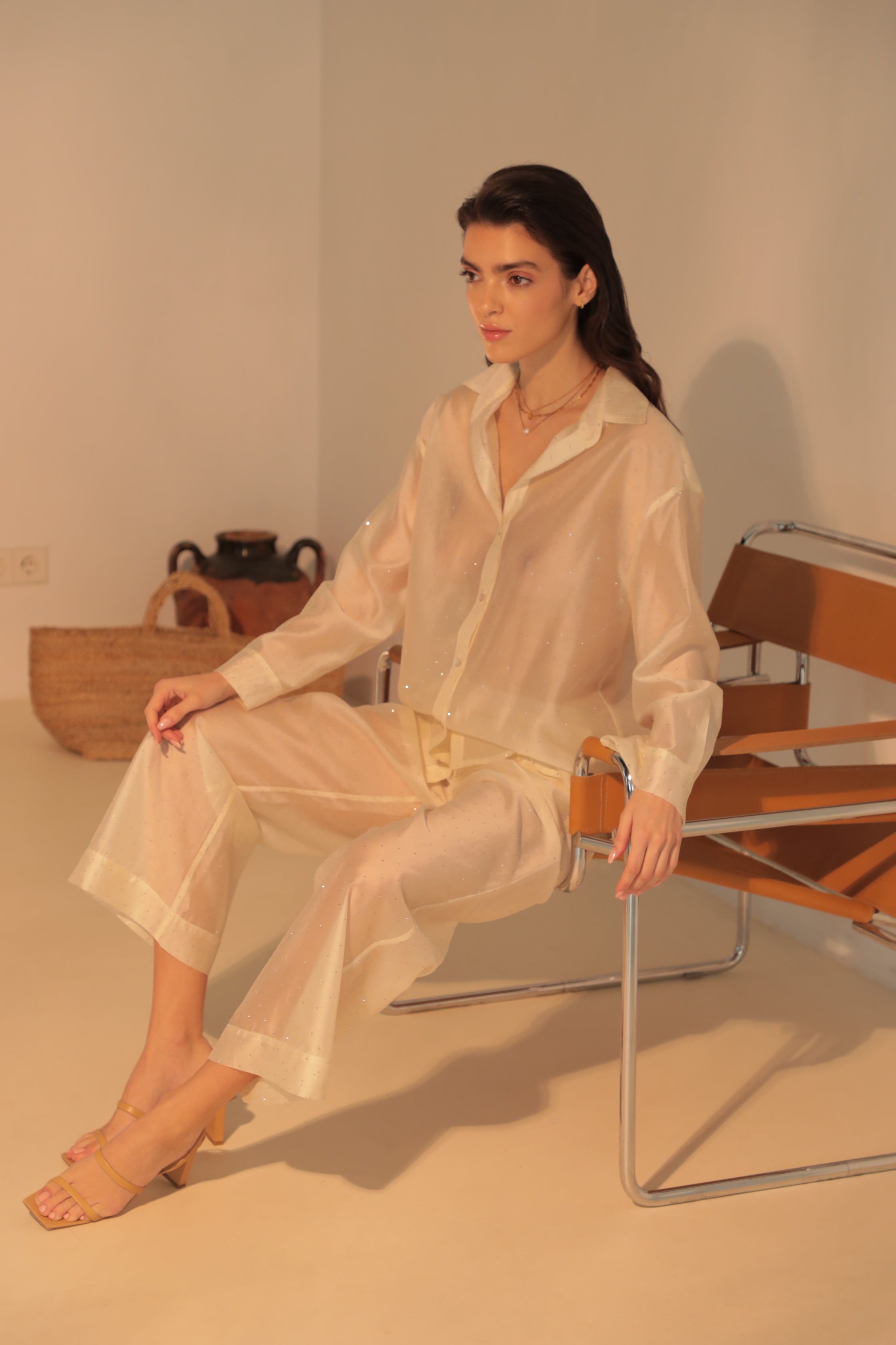 Liora Pants in White